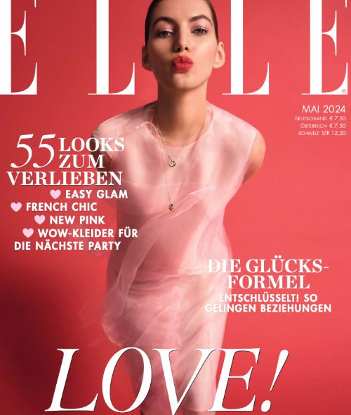 'This is love' - ELLE Germany Mai '24 Cover-Editorial mit Makeup by Thomas LORENZ c/o lesARTISTS by Josef Stockinger