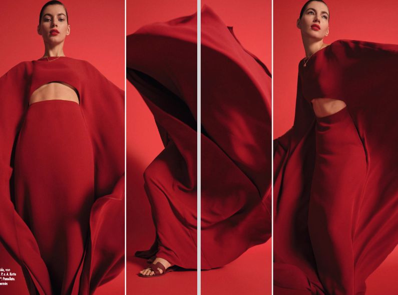 'This is love' - ELLE Germany Mai '24 Cover-Editorial mit Makeup by Thomas LORENZ c/o lesARTISTS by Josef Stockinger