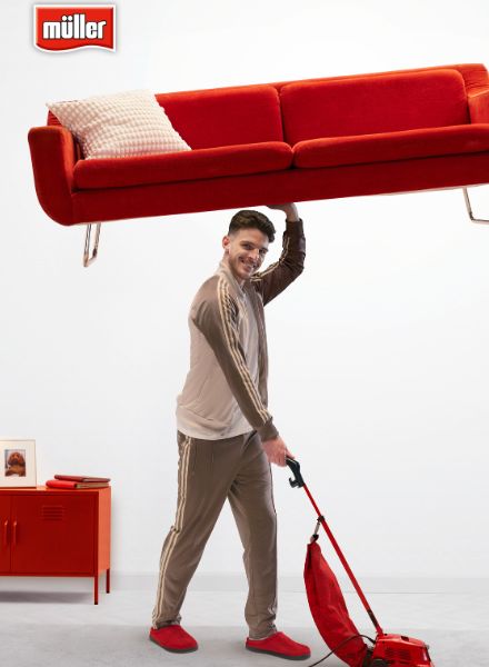MÜLLER Rice wirbt mit Declan Rice - die Postproduktion für Fotograf Ash Narod und Girls&Bear stammt von STANLEY'S POST