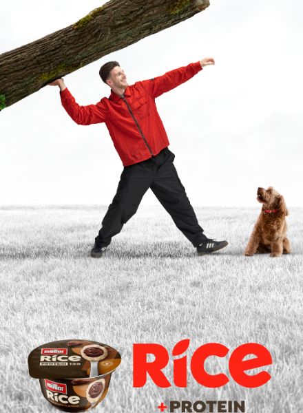 MÜLLER Rice wirbt mit Declan Rice - die Postproduktion für Fotograf Ash Narod und Girls&Bear stammt von STANLEY'S POST