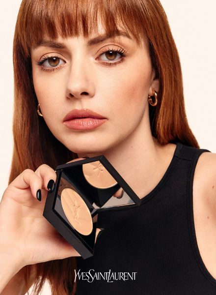 YSL BEAUTY with Italian pop singer Annalisa : creative content by fashion & beauty photographer Byron MOLLINEDO c/o KRISTINA KORB