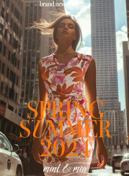 'Spring/Summer '24 mint & mia' - PATRICK SCHWALB AI-fotografiert für das Damenmodelabel APART FASHION