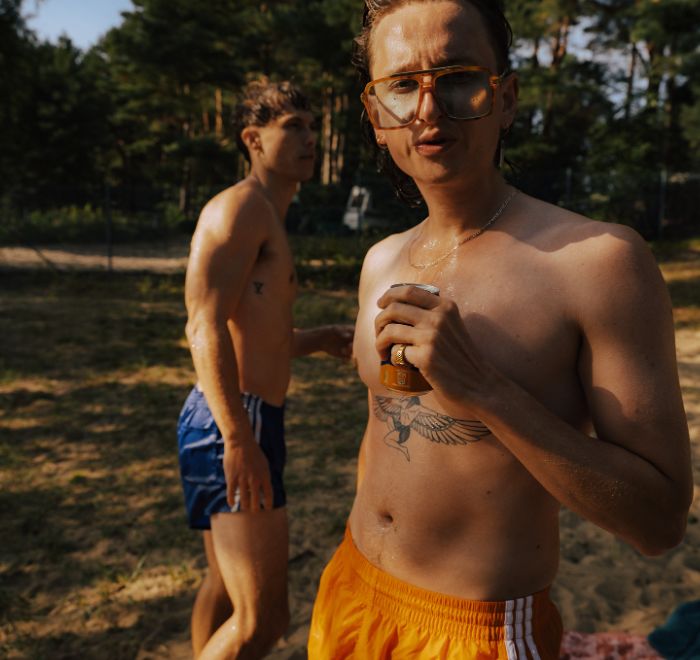 ‘Amber’ – a personal project by Sophie SCHWARZENBERGER c/o JULIA WALDMANN featuring actor Luqqi and musician Fletcher Mills