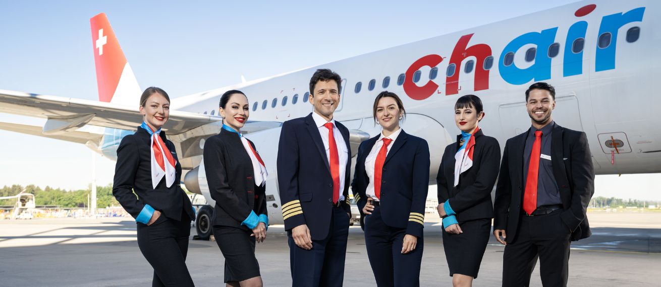 The freshest airline in Switzerland - Serge HOELTSCHI c/o KRISTINA KORB photographs the CHAIR AIRLINES 2024 campaign