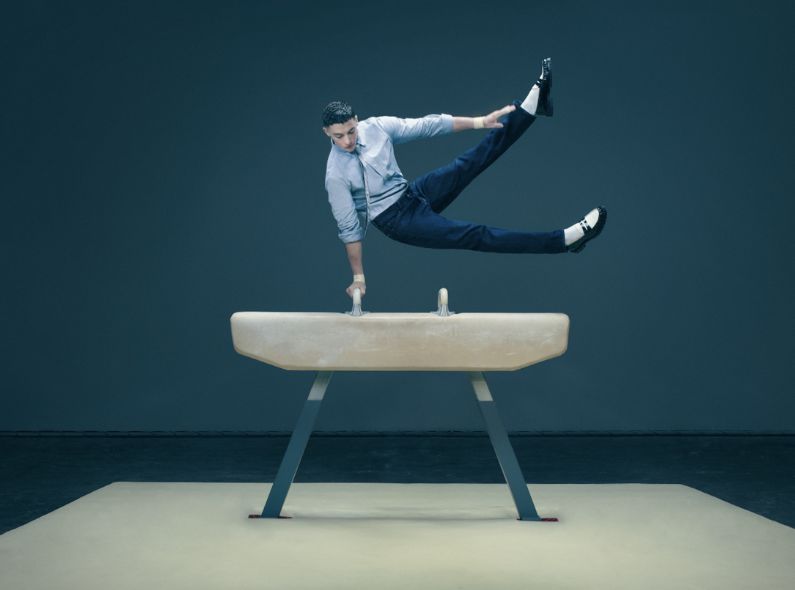 GoSee CREATIVES TO WATCH : the G-STAR Fall 2024 campaign with Olympic gymnast Rhys McClenaghan – brings the worlds of fashion and gymnastics together like never before – with creation in the hands of Joris Kuijpers and his agency longstoryshort