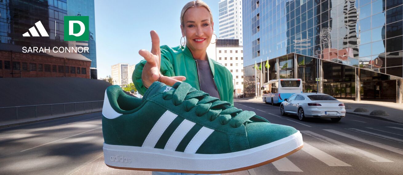 Singer Sarah Connor is the face of the DEICHMANN / ADIDAS campaign - with photos by Tobias SCHULT c/o EMEIS DEUBEL
