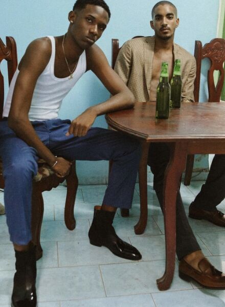 Revisited : Byron MOLLINEDO c/o KRISTINA KORB photographed menswear by Bruno Magli for Essential Homme Magazine 2018