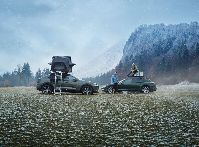 SÉBASTIEN STAUB: PORSCHE Winter TEQ Shoot for Grabarz & Partner in wintery Slovenia