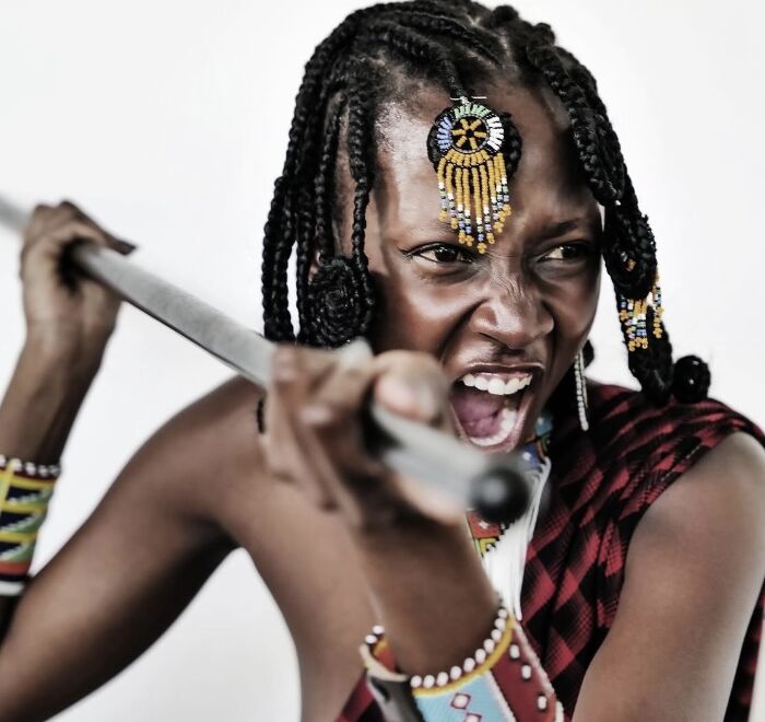 'Maasai Warriors Woman' - as seen by Andrea VARANI c/o KRISTINA KORB