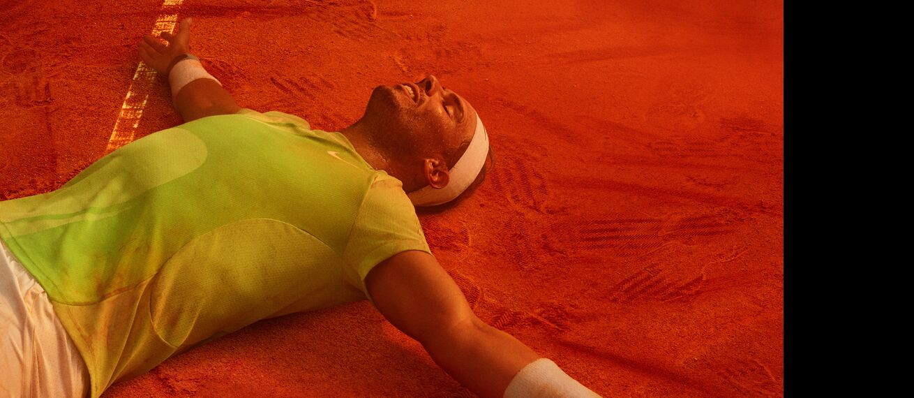 NIKE celebrates tennis icon Rafael Nadal and his 'RAFA LEGACY' - the motif was post-produced by STANLEY'S POST, London