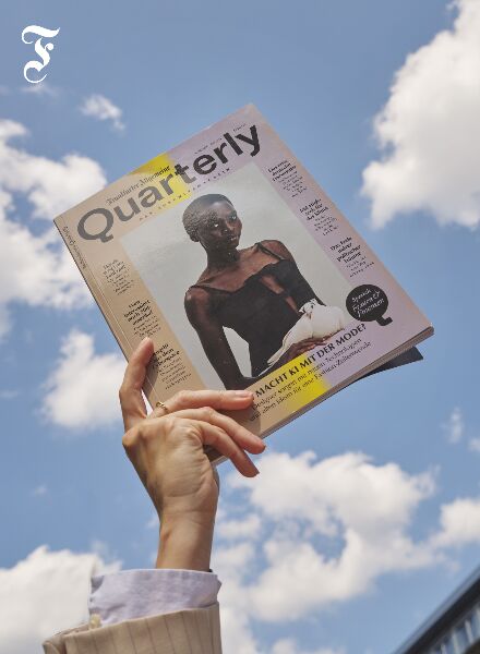 F.A.Z. Quarterly - eine kraftvolle Bildkampagne von KAI-UWE GUNDLACH, die Lifestyle und das Magazin in den Mittelpunkt stellt