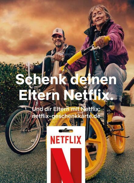 'Schenk Deinen Eltern Netflix' - Markus MUELLER c/o VISUALEYES ARTISTS fotografierte die Geschenkkarten-Kampagnenmotive für NETFLIX, ein Best of der Kampagne aus 2023 für Euch auf GoSee.News