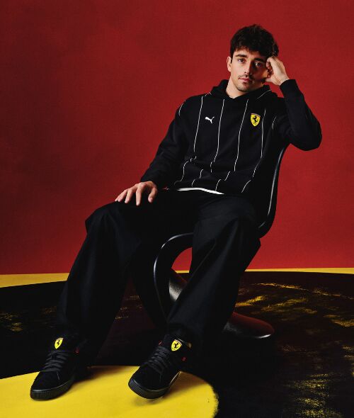 FALCA produces the PUMA SS25 x NICE LECLERC campaign featuring Formula 1 driver and PUMA brand ambassador Charles Leclerc --- and meet FALCA as exhibtor at UPDATE-25-BERLIN