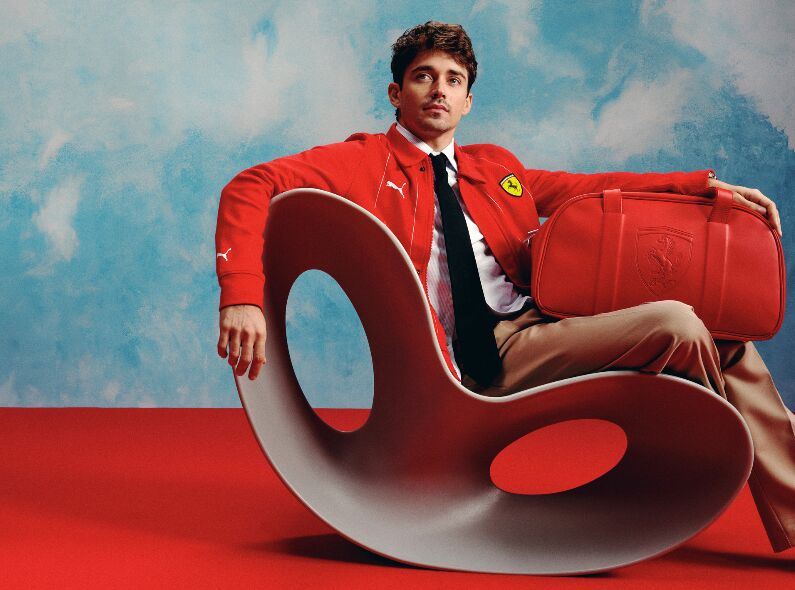 FALCA produces the PUMA SS25 x NICE LECLERC campaign featuring Formula 1 driver and PUMA brand ambassador Charles Leclerc --- and meet FALCA as exhibtor at UPDATE-25-BERLIN