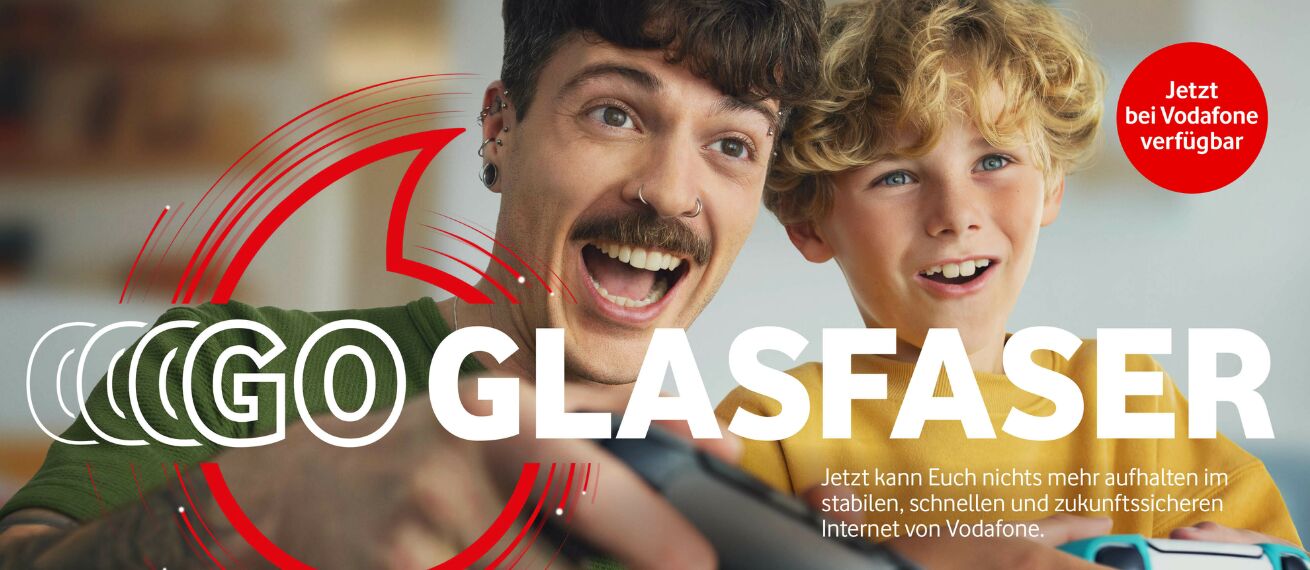 Go Glasfaser ! - BRÜDERCHEN & SCHWESTERCHEN besetzen Werbe-Shoot für VODAFONE