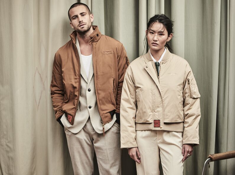 BOMBERS ORIGINALS with new collection, photographed by Christian GEISSELMANN c/o KRISTINA KORB