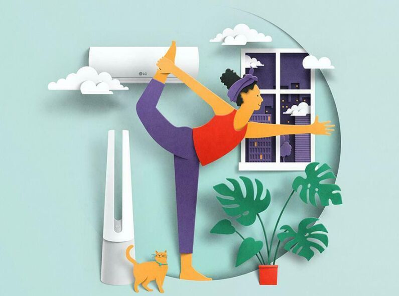 VISUALEYES ARTISTS : 'Yoga Shapes' by illustrator EIKO OJALA