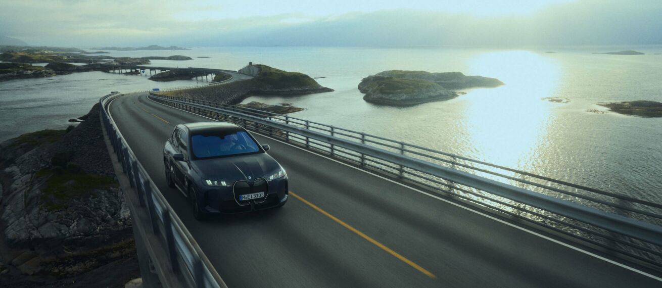 BMW iX - showcased in Copenhagen and Norway by Manuel NAGEL c/o WILDFOX RUNNING