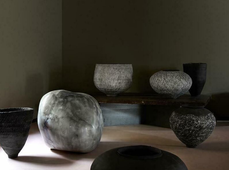 Marie-Christine GERBER c/o VISUALEYES ARTISTS photographed for STUDIO MAH, founded by Marea Hildebrand, a Zurich-based ceramic artist