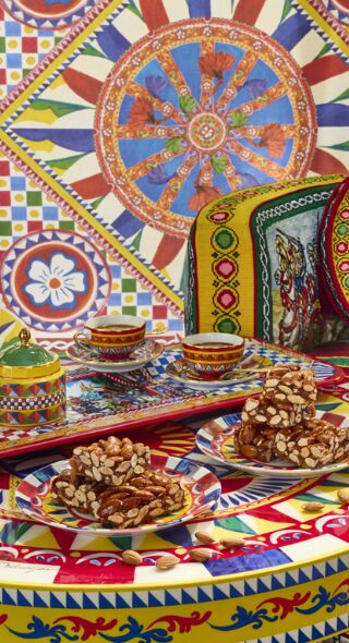 La Sicilia in Cucina - Dolce Gabbana's new book published by Rizzoli Book featuring motifs by Andreas ACHMANN c/o KRISTINA KORB