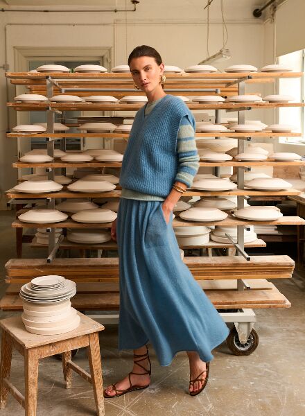 LuRen Cashmere X ELLE – Editorial by Dirk BADER c/o AVENGER at the Nymphenburg Porcelain Manufactory