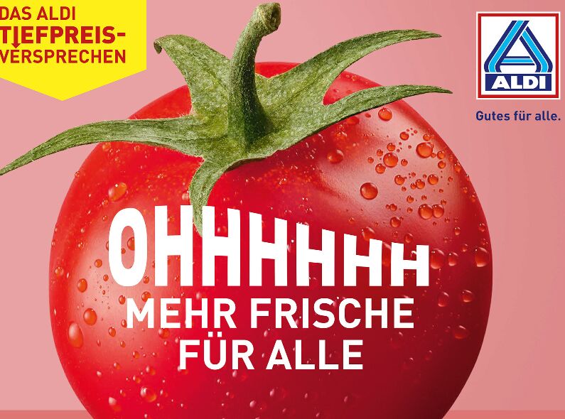 “More Freshness for Everyone” - ALDI campaign with crisp stills by Christian LOHFINK c/o UPFRONT