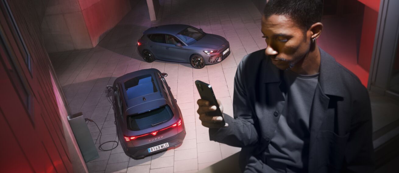 Frederic Schlosser photographed for CUPRA After Sales - the images were post-produced by STEFAN EISELE POSTPRODUCTION