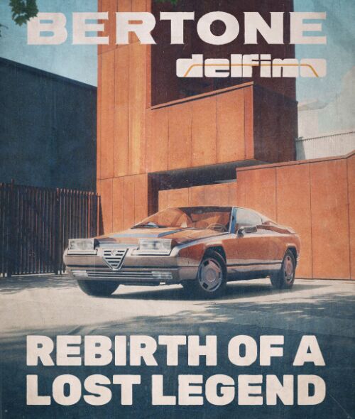 'Rebirth of a lost legend' - a CGI project featuring the ALFA ROMEO Bertone Delfino by Felix ALIBERTI c/o SEVERIN WENDELER .... and meet SEVERIN WENDELER in XXL at the UPDATE-25-BERLIN