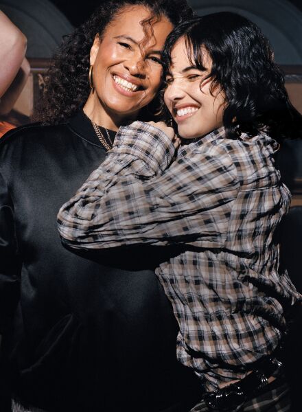'Mother's Pride' - Ewen SPENCER c/o LGA MANAGEMENT photographed Swedish singer Neneh Cherry and her daughter and equally successful singer Mabel McVey for THE SUNDAY TIMES STYLE