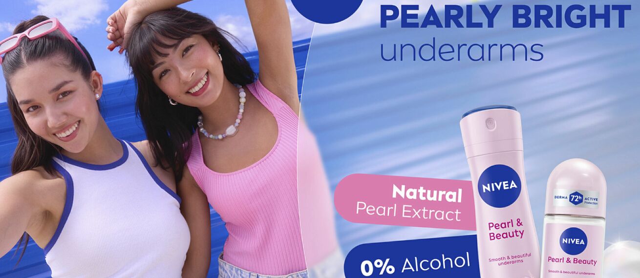 'Pearl and Beauty' - Linda SCHÄFFLER c/o VISUALEYES ARTISTS photographs for NIVEA SKIN CARE
