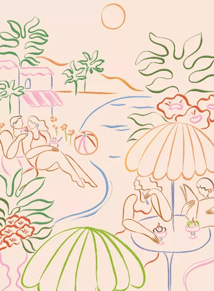 ‘Carefree’ - brand new illustrated series titled by Florida based Maggie Stephenson c/o MAKING PICTURES