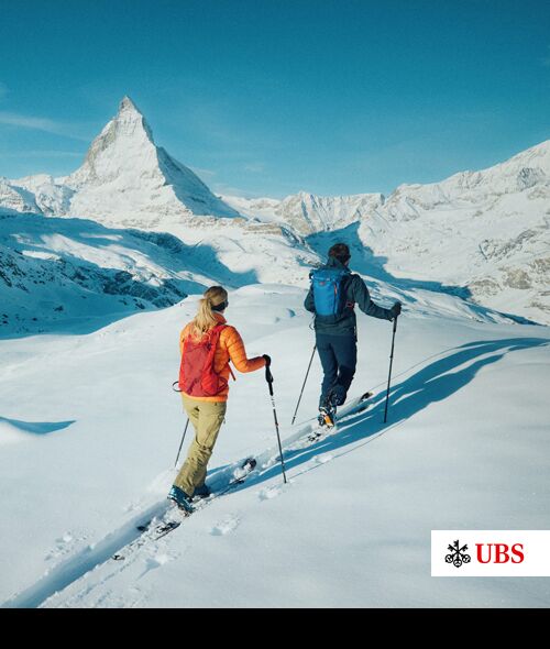 Lennart RITSCHER c/o VISUALEYES ARTISTS  fotografiert Winterfreuden für die Schweizer UBS Group AG