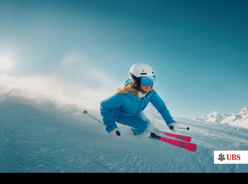 Lennart RITSCHER c/o VISUALEYES ARTISTS  fotografiert Winterfreuden für die Schweizer UBS Group AG