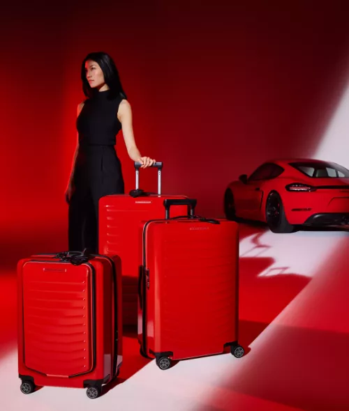 BILDERGUT postproduziert die PORSCHE Design Kampagne für den neuen Hartschalenkoffer für die Agentur thjnk