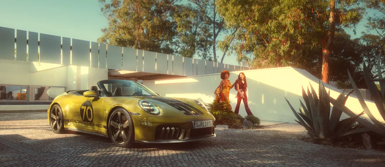 Für Dein Gefühl von Freiheit und Lebensfreude - Das Fotografen-Duo HE & ME feiert den PORSCHE 911 Spirit 70