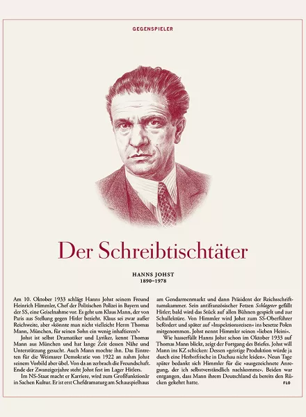 Thomas Mann: Writer, Exile, Democrat - illustrated by JINDRICH NOVOTNY c/o 2AGENTEN for ZEIT GESCHICHTE