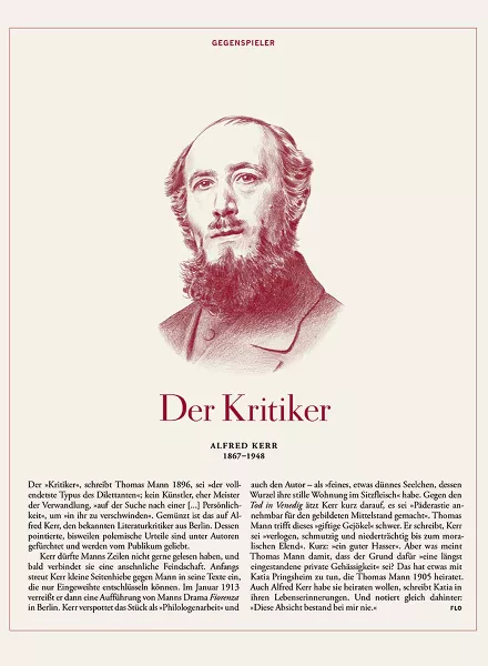 Thomas Mann: Writer, Exile, Democrat - illustrated by JINDRICH NOVOTNY c/o 2AGENTEN for ZEIT GESCHICHTE
