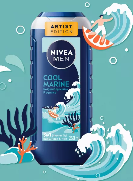 NIVEA - LIMITED ARTIST EDITION Verpackung wird Storytelling - mit Illustrationen von AYUMI TAKAHASHI c/o 2AGENTEN für Justblue Design
