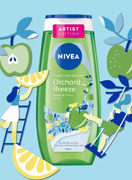 NIVEA - LIMITED ARTIST EDITION Verpackung wird Storytelling - mit Illustrationen von AYUMI TAKAHASHI c/o 2AGENTEN für Justblue Design