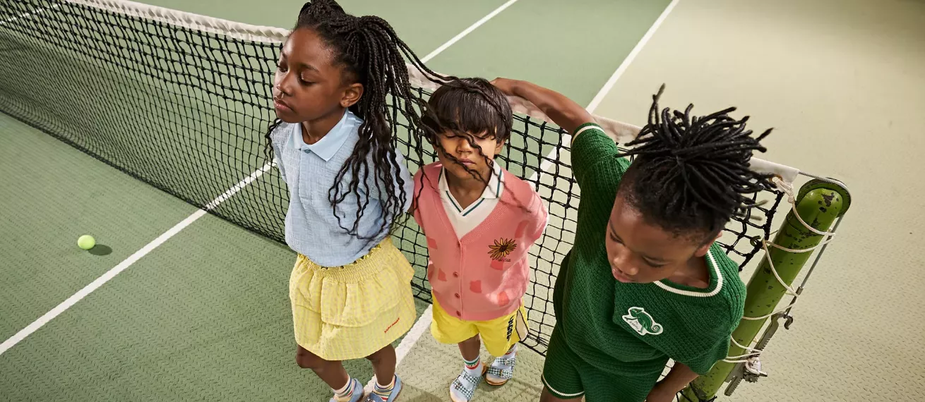 'Tennis is shit!' - Kids Fashion Editorial by Miriam LINDTHALER c/o UPFRONT for das S&CASTLE MAG