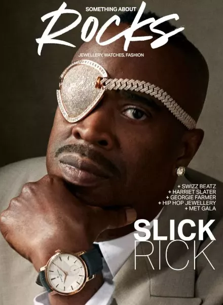 Rapper SLICK RICK is one of the four cover stars of the ‘HIP HOP & FASHION’ autumn issue of SOMETHING ABOUT ROCKS magazine
