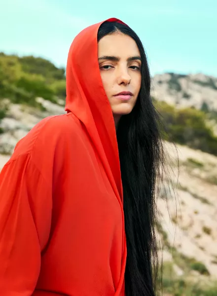 Camilla ARMBRUST photographs actress and acclaimed director Hafsia Herzi for ELLE France - post-produced by RETOUCHED-STUDIOS
