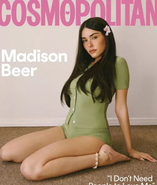Mayan Toledano photographs US singer Madison Beer for Cosmopolitan magazine - the spread was post-produced by ONE HUNDRED BERLIN