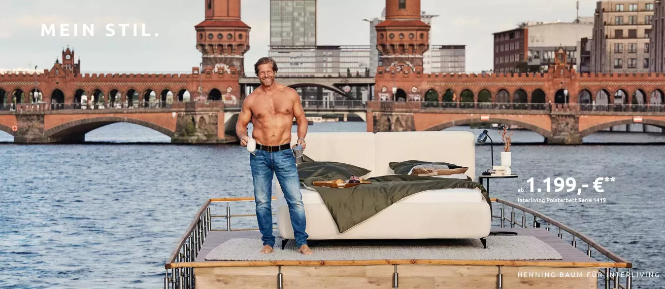 CHRISTIAN ANGERER photographs actor Henning Baum for INTERLIVING. Storytelling that Makes Brands Unforgettable.