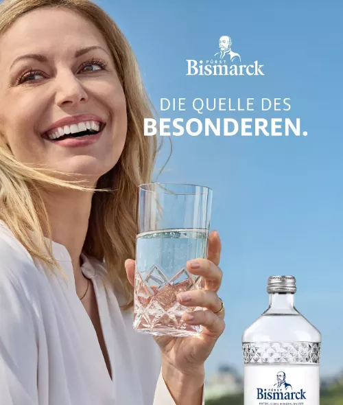 'The source of the special' - Bernd OPITZ c/o NEUBAUERSCHWARZ photographs the campaign for the Fürst Bismarck Quelle