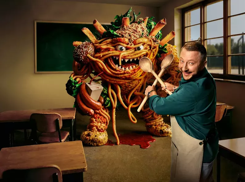 "besseresser goes Schule – Lege packt's an" - Tobias SCHULT c/o EMEIS DEUBEL portraitierte Koch und TV Presenter Sebastian Lege für die neue ZDF-Reportageserie