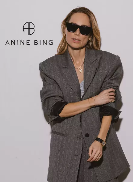 Designer ANINE BING portrayed by Susanne Kindt c/o ALYSSA PIZER MANAGEMENT in Los Angeles