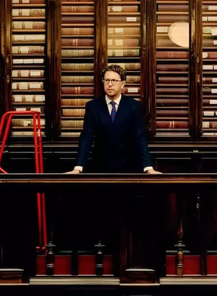 ‘My secret guide to the British Museum’ - Sam WRIGHT c/o LGA MANAGEMENT portrays Nicholas Cullinan, Director of The British Museum, for HTSI magazine