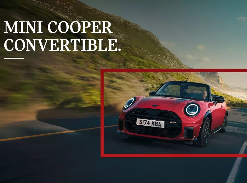'Always Open. For Everyone.' - Photographer DAVID MAURER showcases the new MINI COOPER CONVERTIBLE