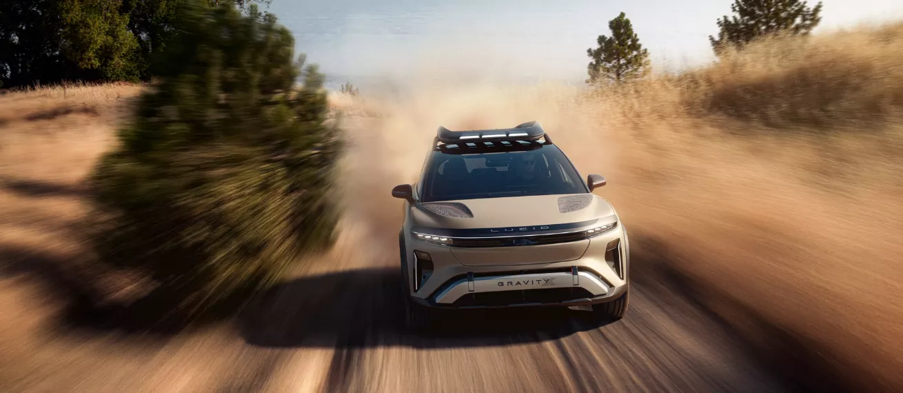 Lucid Gravity X: A Bold New Concept of Electric Exploration - Image Kampagne von MONDLICHT STUDIOS